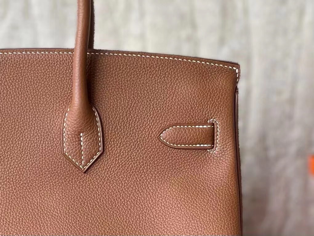 Hermès（爱马仕）Birkin 铂金包 金棕色 Togo 顶级小牛皮 金扣 35cm