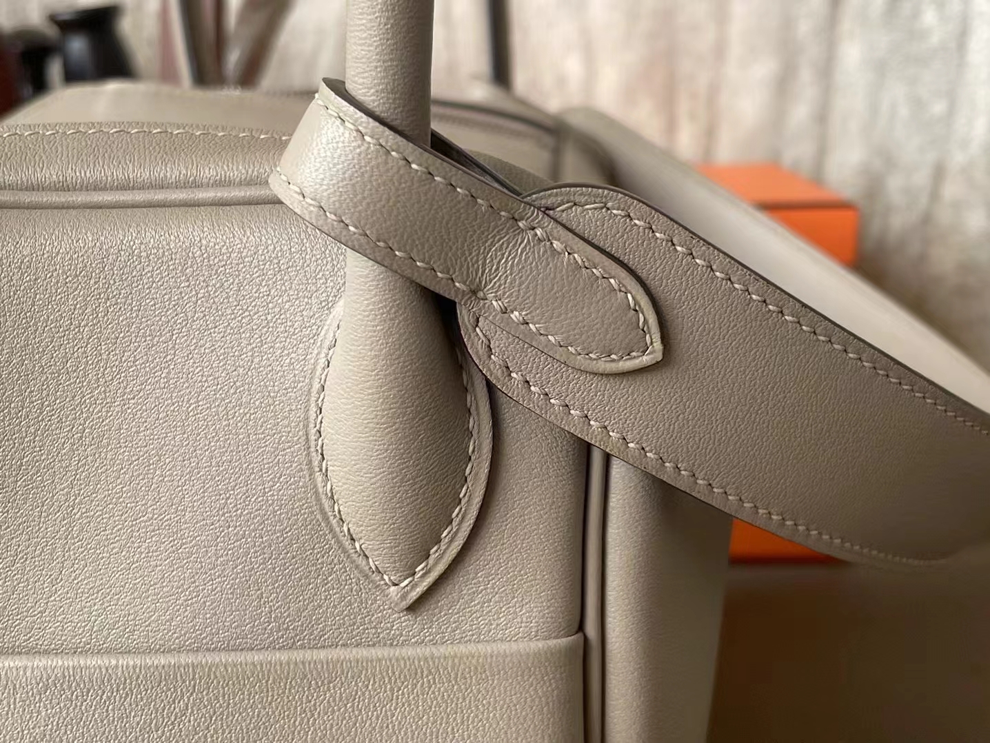 Hermès（爱马仕）lindy 琳迪包 斑鸠灰 Swift皮 银扣 26cm