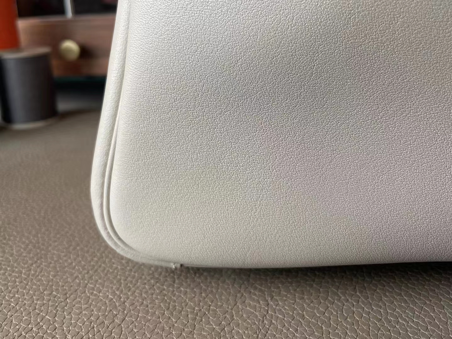 Hermès（爱马仕）lindy 琳迪包 斑鸠灰 Swift皮 银扣 26cm