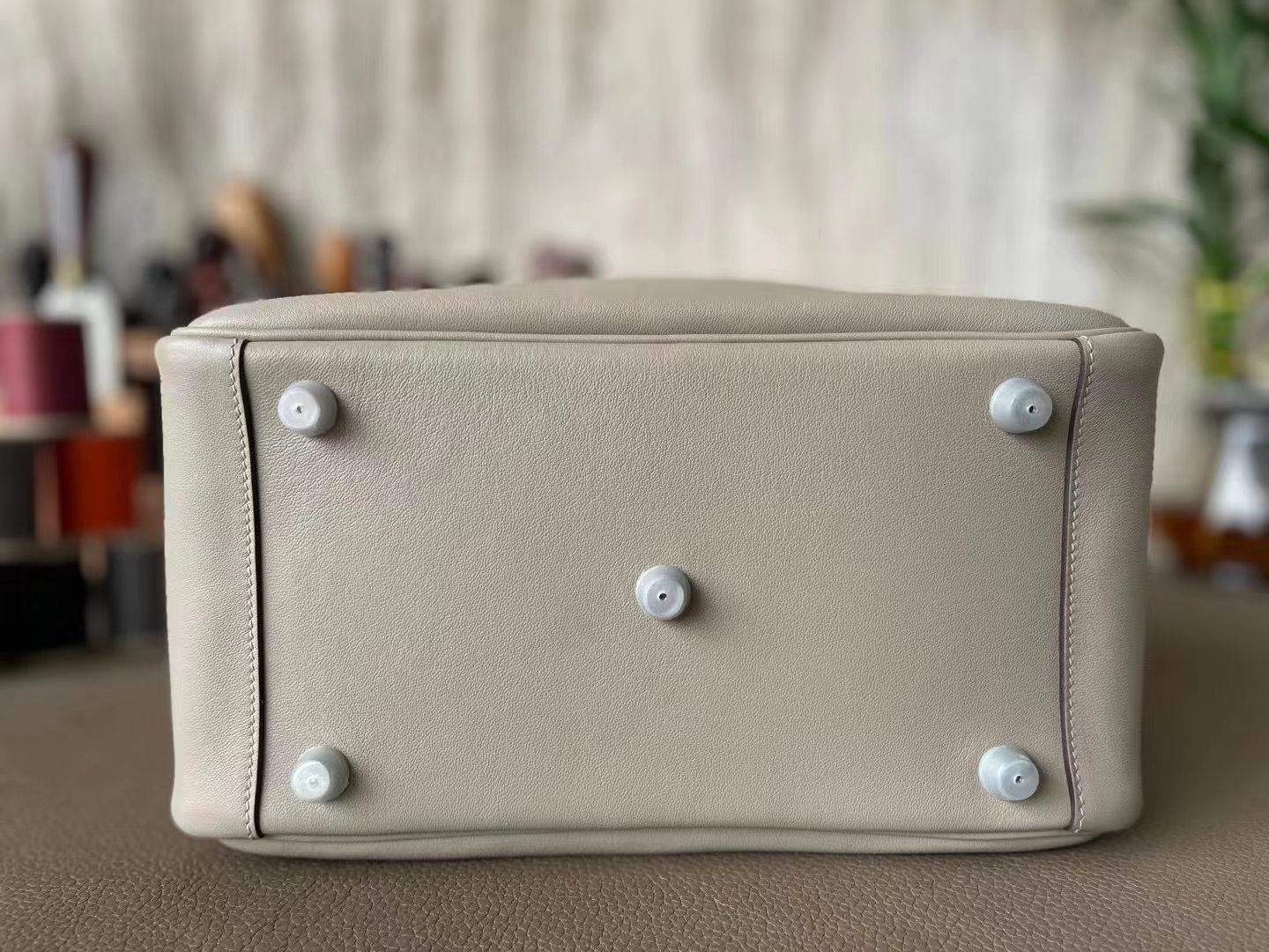 Hermès（爱马仕）lindy 琳迪包 斑鸠灰 Swift皮 银扣 26cm