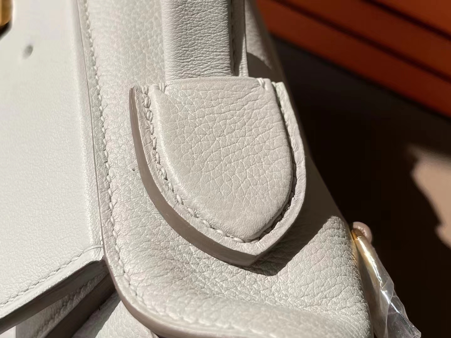 Hermès（爱马仕）mini kelly 2424 珍琳灰 evercolor 拼 Swfit 金扣