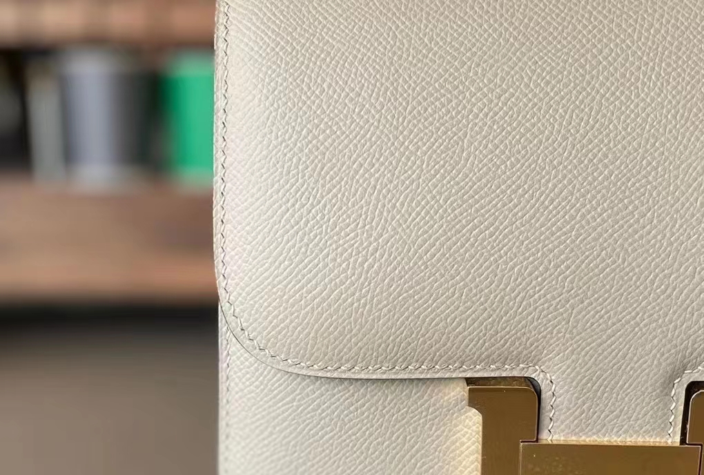 Hermès（爱马仕）Constance 康康 风衣灰 Epsom皮 金扣 19cm