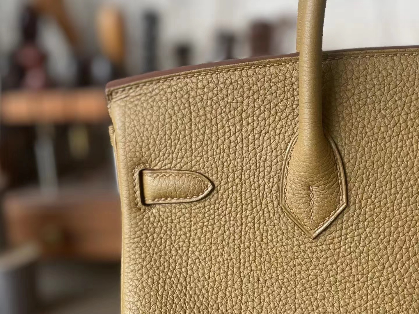 Hermès（爱马仕）Birkin 铂金包 古铜色 Togo 顶级小牛皮 金扣 30cm