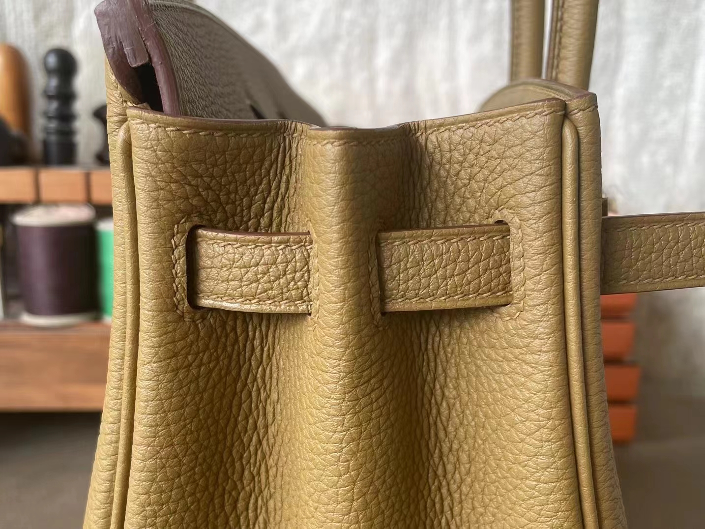 Hermès（爱马仕）Birkin 铂金包 古铜色 Togo 顶级小牛皮 金扣 30cm