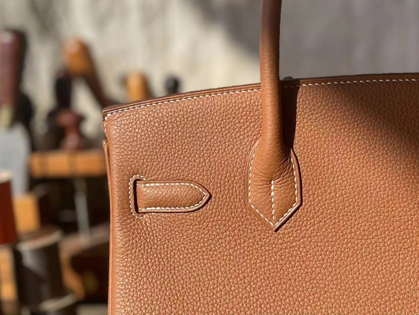 Hermès（爱马仕）Birkin 铂金包 金棕色 togo 顶级小牛皮 金扣 30cm