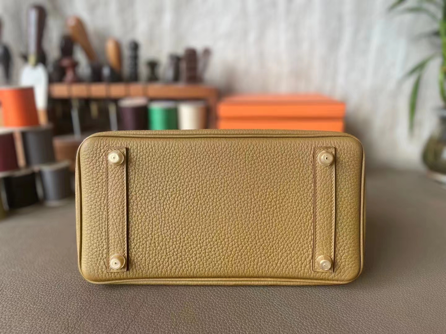 Hermès（爱马仕）Birkin 铂金包 古铜色 Togo 顶级小牛皮 金扣 30cm