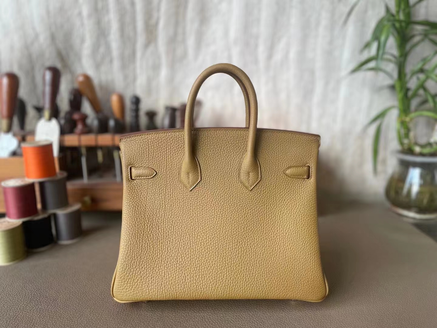 Hermès（爱马仕）Birkin 铂金包 古铜色 Togo 顶级小牛皮 金扣 30cm