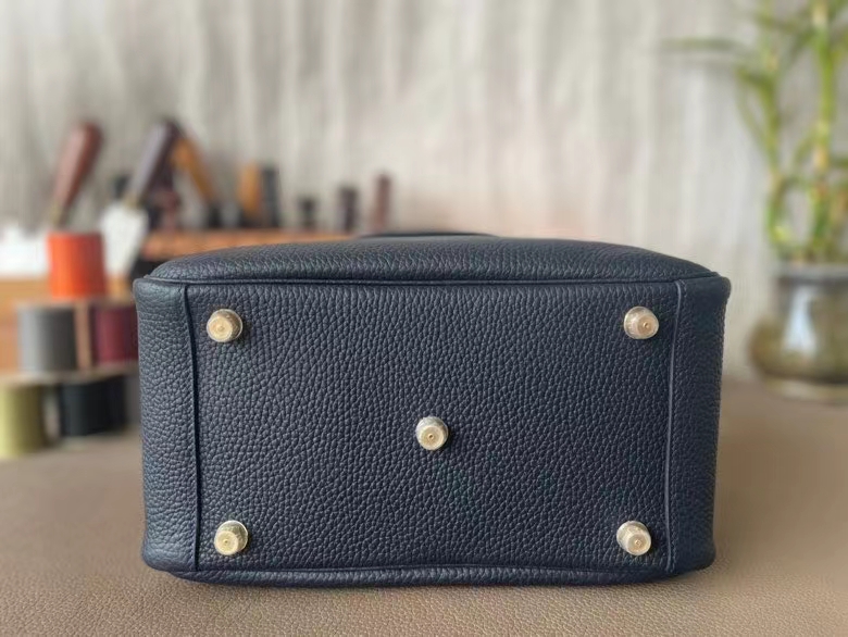 Hermès（爱马仕）Lindy 琳迪包 TC 大牛 午夜蓝 金扣 26cm